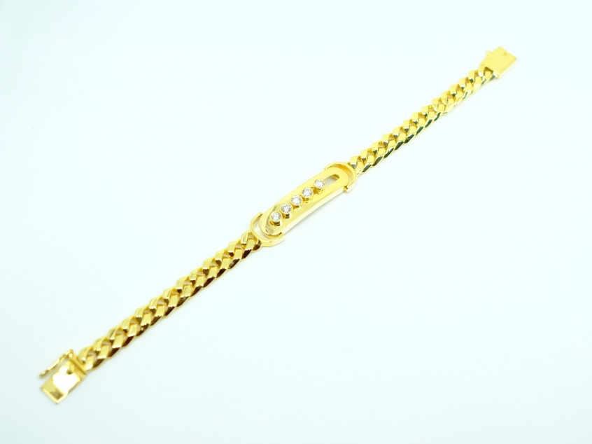 18K YG Diamond Bracelet