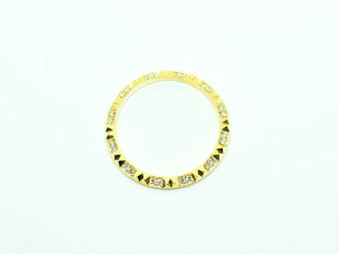 18K YG BOY DIA WATCH BEZEL
