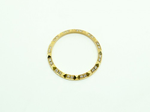 18K YG BOY SIZE DIA WATCH BEZEL