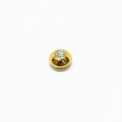 20K YG Diamond  Pendant