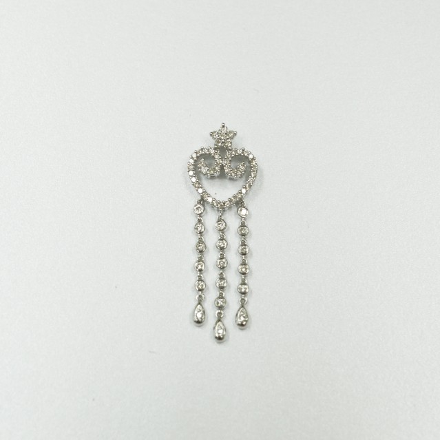 18K WG DIAMOND PENDANT