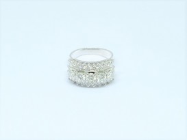 9K WG Diamond Ring