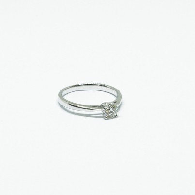 18K WG DIA RING