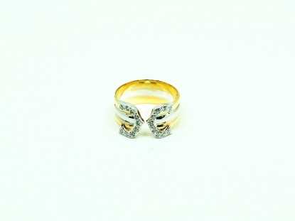 18K WG/RG/YG DIAMOND RING