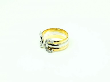 18K WG/RG/YG DIAMOND RING