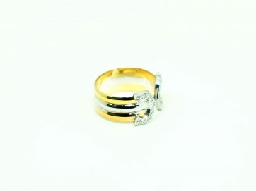 18K WG/RG/YG DIAMOND RING