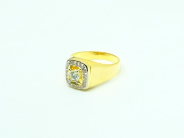 14K YG DIAMOND RING