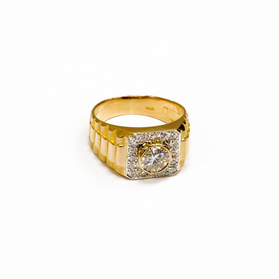 20K YG DIAMOND RING EST.1.00CTS