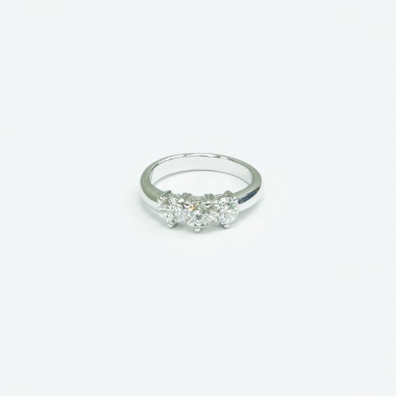 *18K WG 3PCS DIAMOND RING D1-0.31CT D CLR VS1 WITH GIA CERT 12179703, 12181017, 12180361