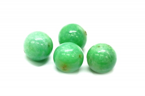 *4 PCS ANTIQUE JADE BEADS 4PC-91.43CT