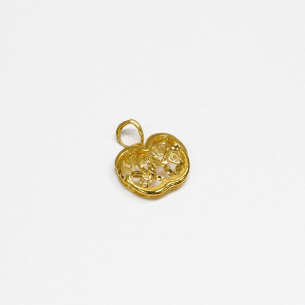 916 YG APPLE PENDANT