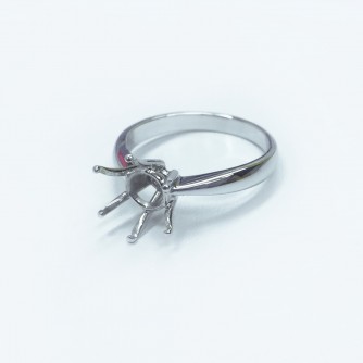18K WG 6CLAWS RING CASING