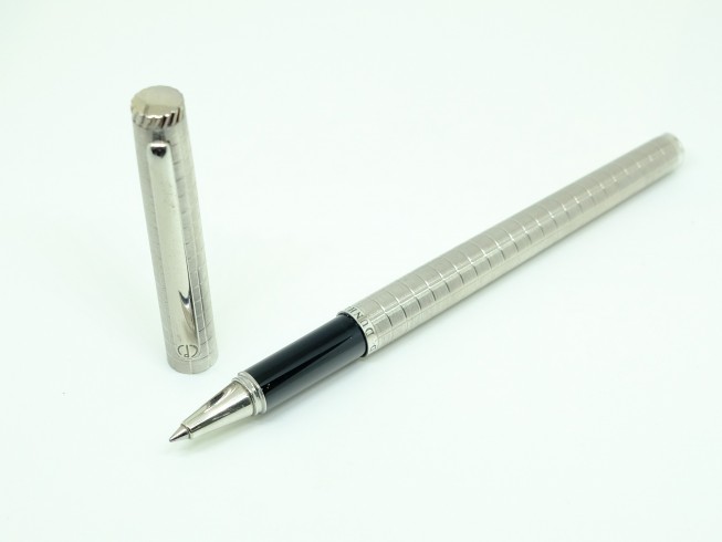 *#ALFRED DUNHILL BALL POINT PEN WITH BOX & CARD