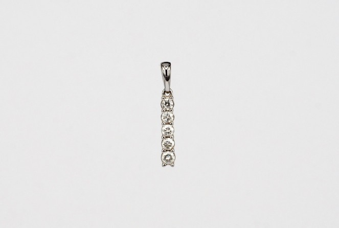 18K WG Diamond  Pendant