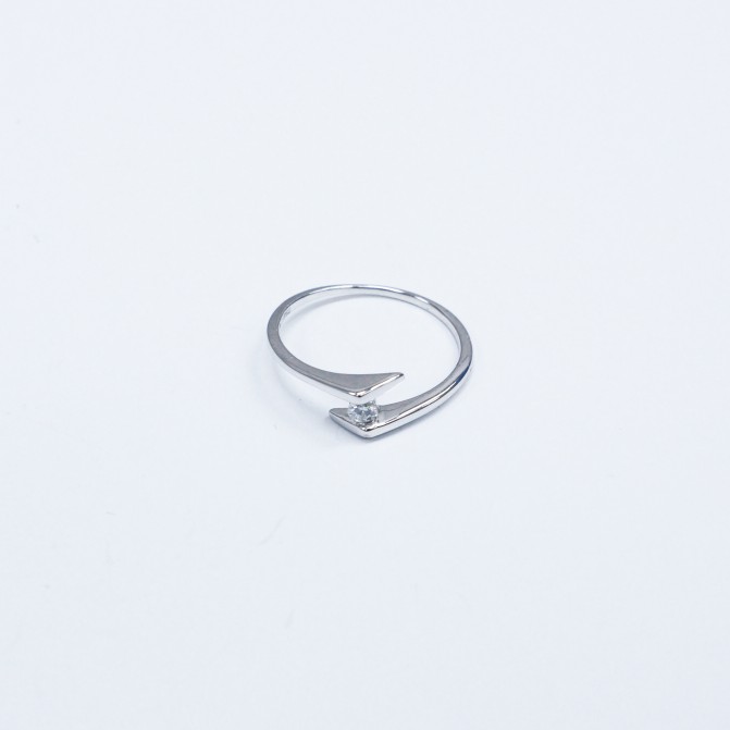 18K WG DIA RING