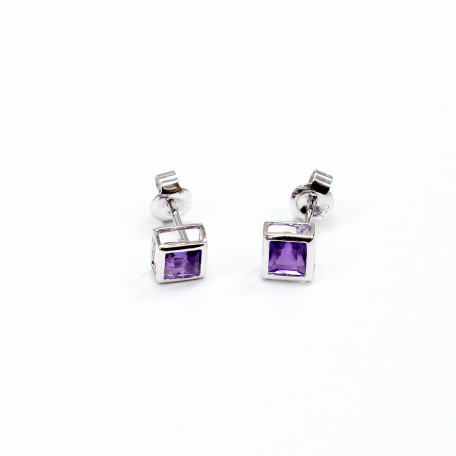 18K WG GEMS EARSTUD